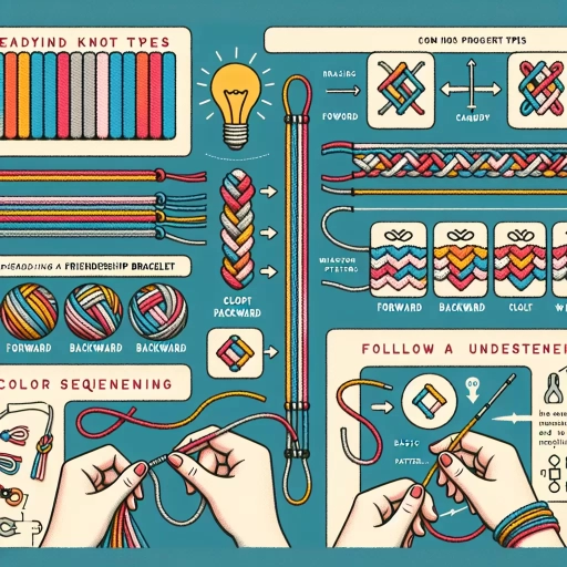how to read friendship bracelet patterns
