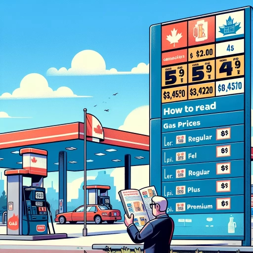 how to read gas prices in canada