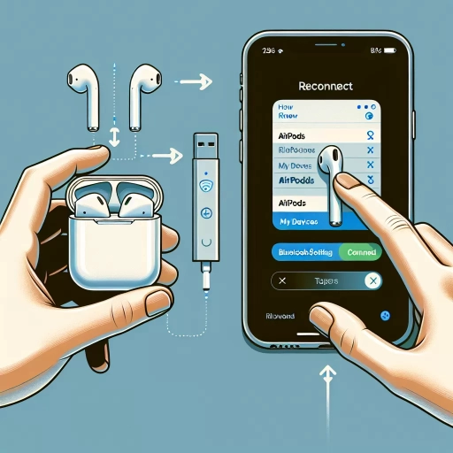 how to reconnect airpods