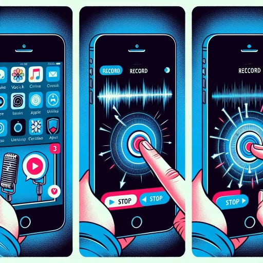 how to record sound on iphone