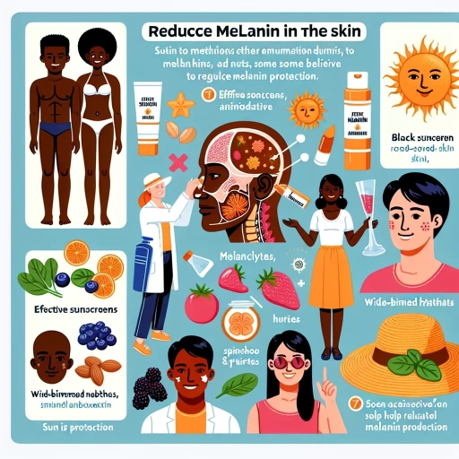 how to reduce melanin