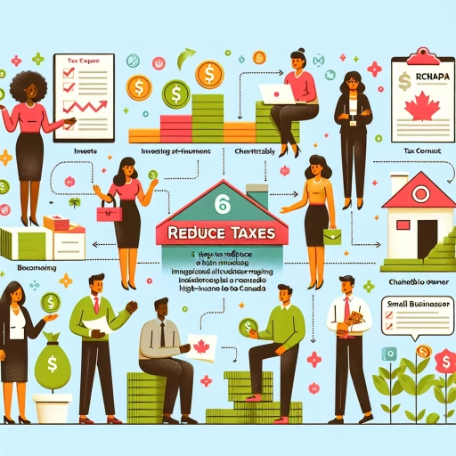 how to reduce taxes for high income earners in canada