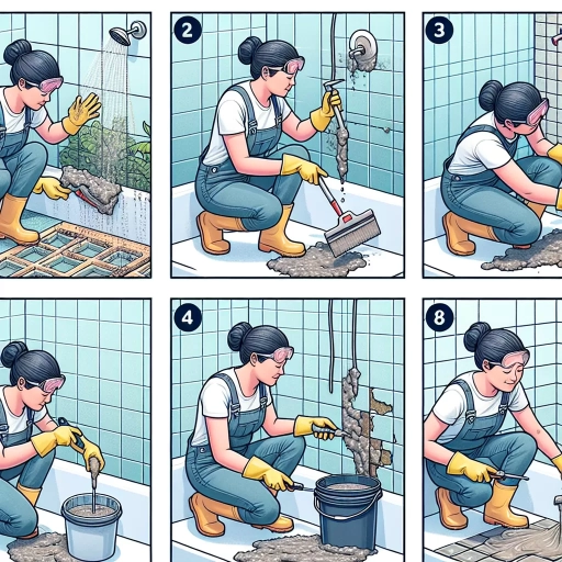 how to regrout shower tiles