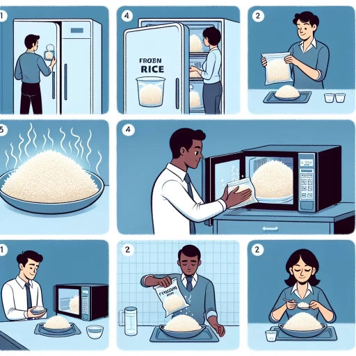 how to reheat frozen rice