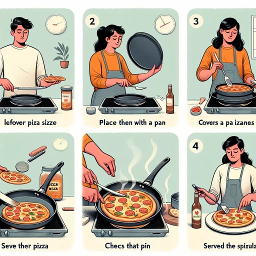 how to reheat pizza in a pan