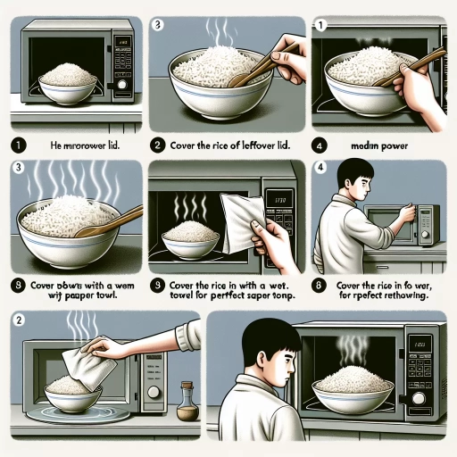 how to reheat rice in microwave