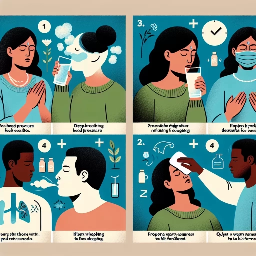 how to relieve head pressure from coughing