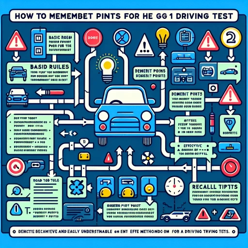 how to remember demerit points for g1 test