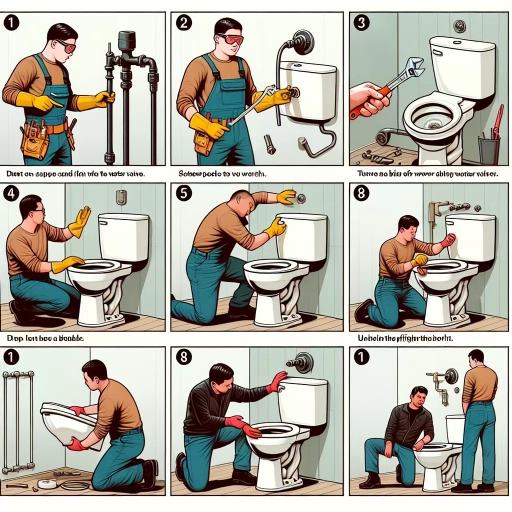 how to remove a toilet