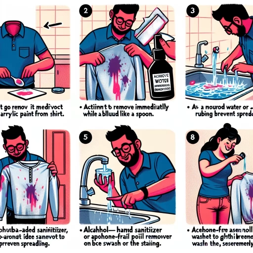 how to remove acrylic paint from clothing