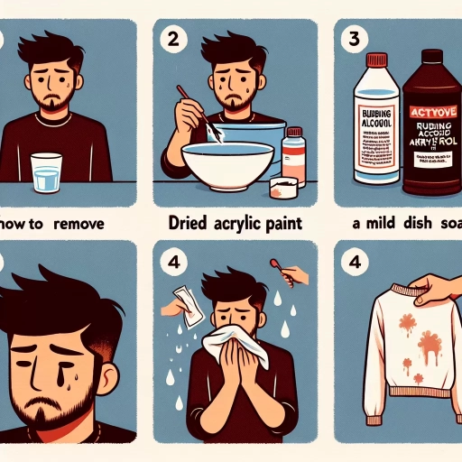 how to remove acrylic paint