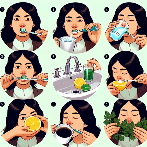 how to remove alcohol smell from mouth quickly