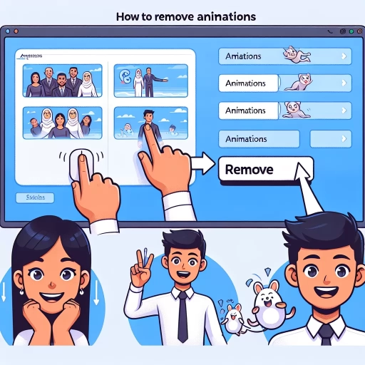 how to remove animations in powerpoint