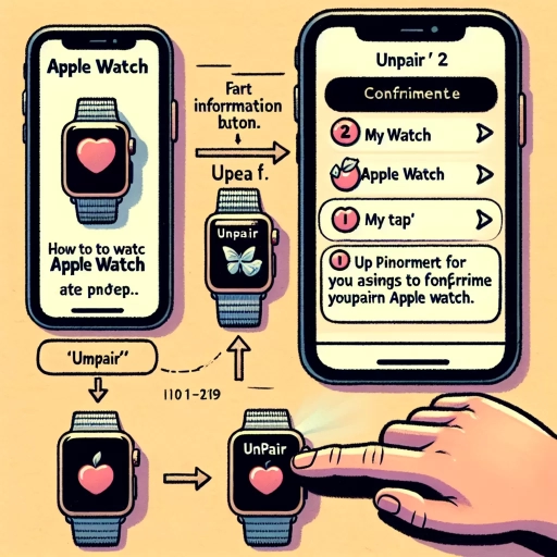 how to remove apple watch from iphone