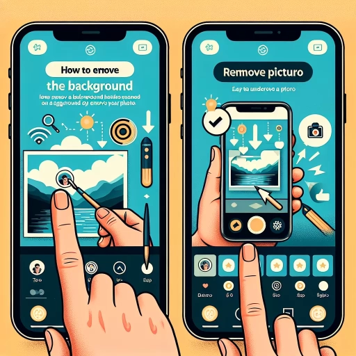 how to remove background from picture on iphone