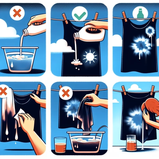 how to remove bleach stains from dark clothes