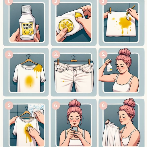 how to remove bleach stains