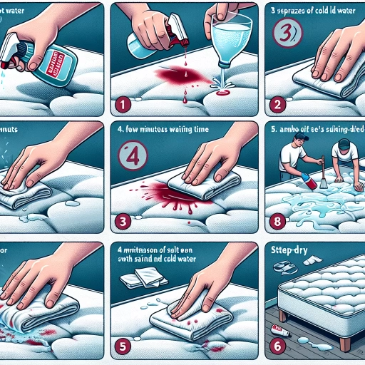 how to remove blood stain from mattress