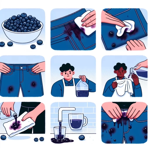 how to remove blueberry stains