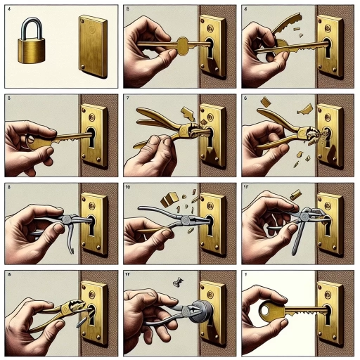 how to remove broken key from lock