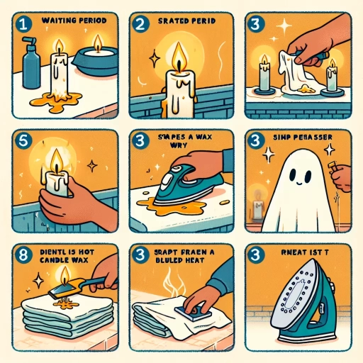 how to remove candle wax from fabric