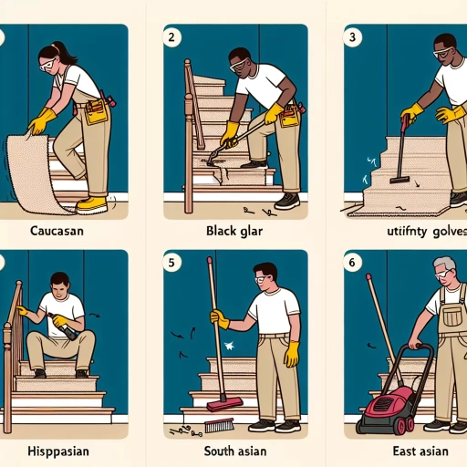 how to remove carpet from stairs