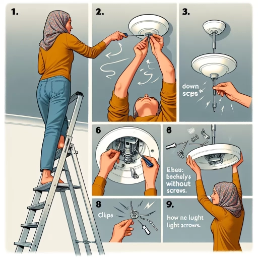 how to remove ceiling light cover no screws