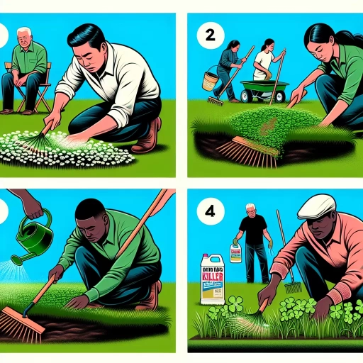 how to remove clover from lawn