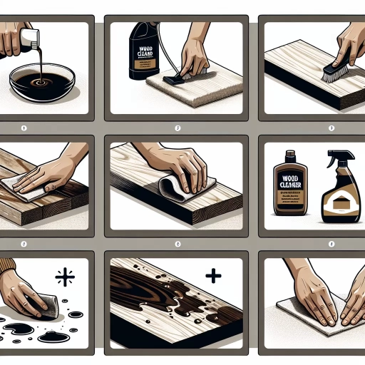 how to remove dark stain from wood