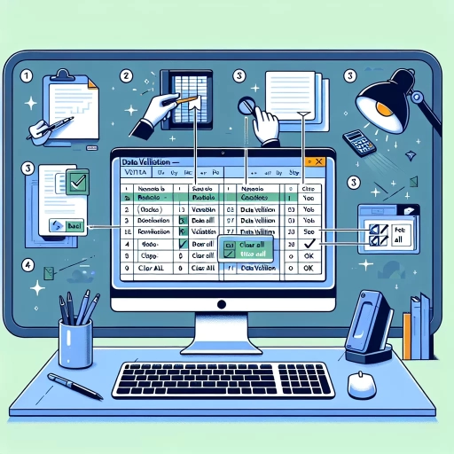 how to remove data validation in excel
