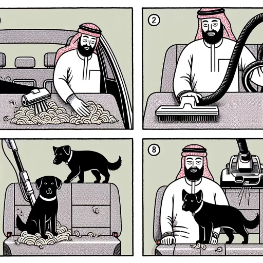 how to remove dog hair from car