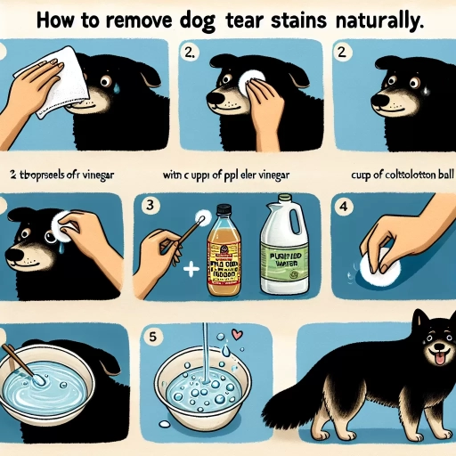 how to remove dog tear stains naturally