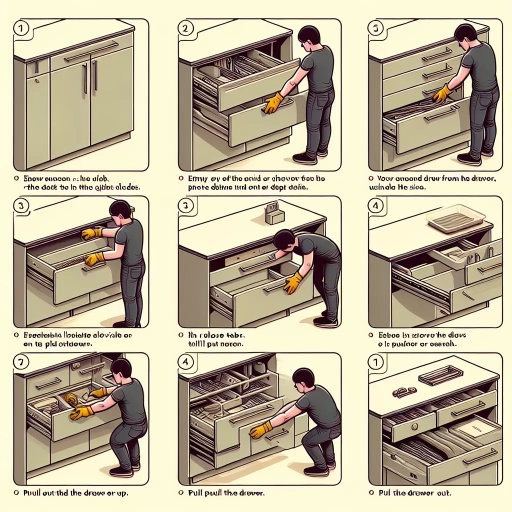 how to remove drawers from slides