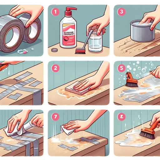 how to remove duct tape residue