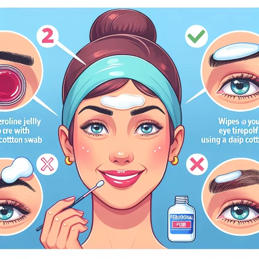 how to remove eyebrow tint