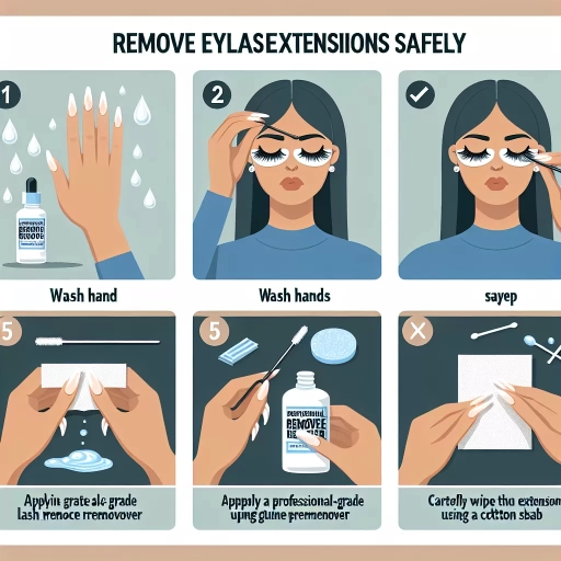 how to remove eyelash extensions