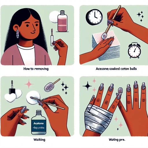 how to remove fake nails glued on