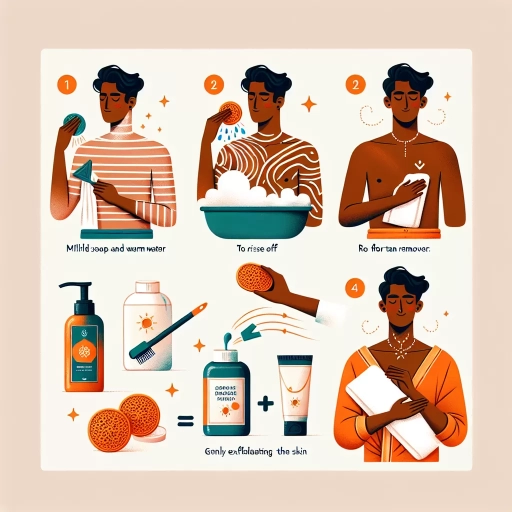 how to remove fake tan