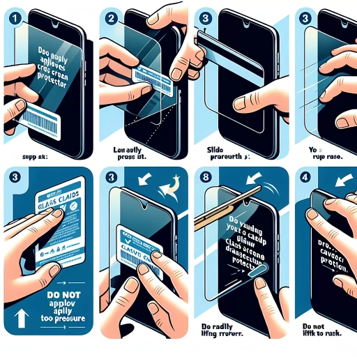 how to remove glass screen protector