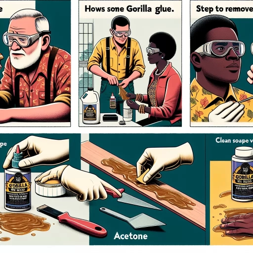 how to remove gorilla glue