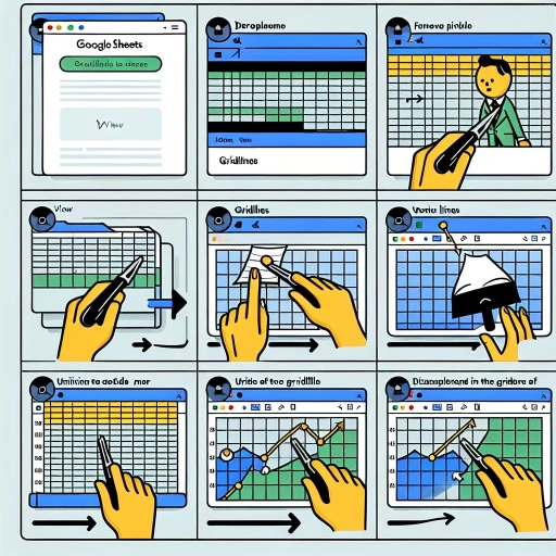 how to remove gridlines in google sheets