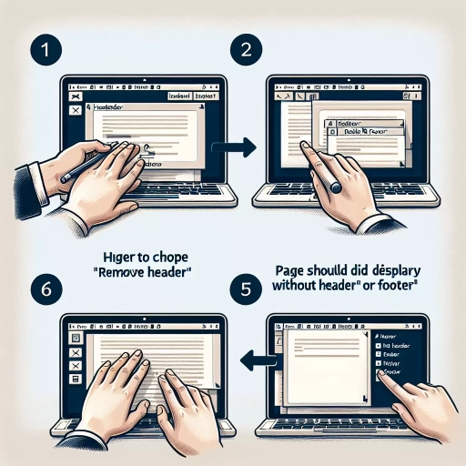 how to remove header and footer in word