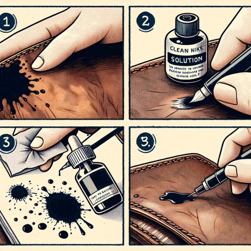how to remove ink from leather
