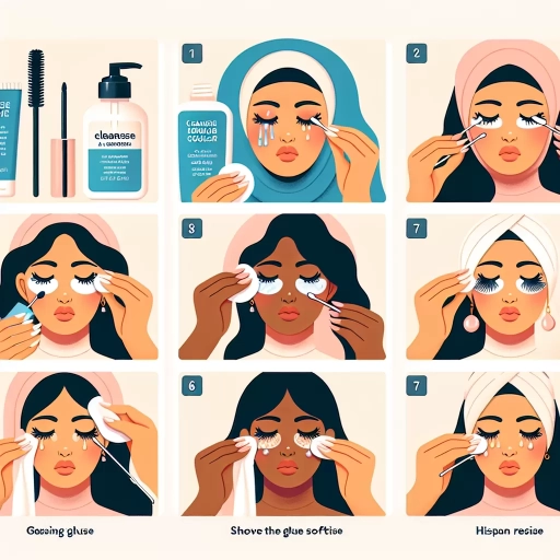 how to remove lash glue