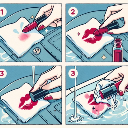 how to remove lipstick stains from clothes