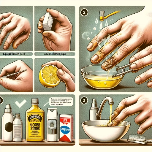 how to remove nicotine stains from fingers