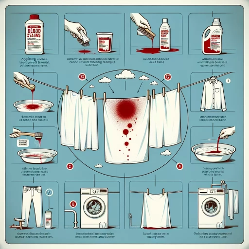 how to remove old blood stains from sheets