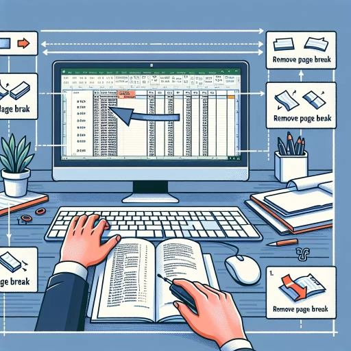 how to remove page break in excel