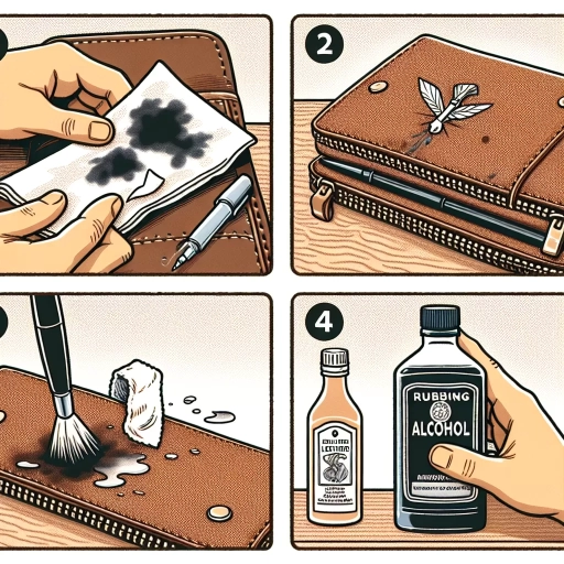 how to remove pen from leather