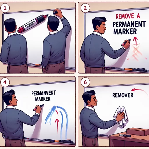 how to remove permanent marker from white board